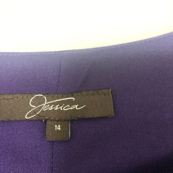 Jessica size 14 Purple dress - Picture 5 of 6